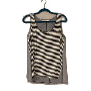 Summer & Sage black & white striped tank - Size XL